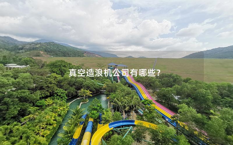 真空造浪機公司有哪些？