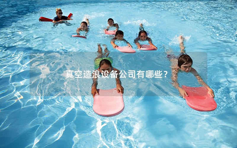真空造浪設(shè)備公司有哪些？